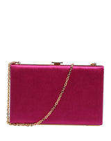 Clutch Dolce & Gabbana – Minimalismo "Satin Box" em Magenta