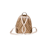 Beige Polyethylene Backpack