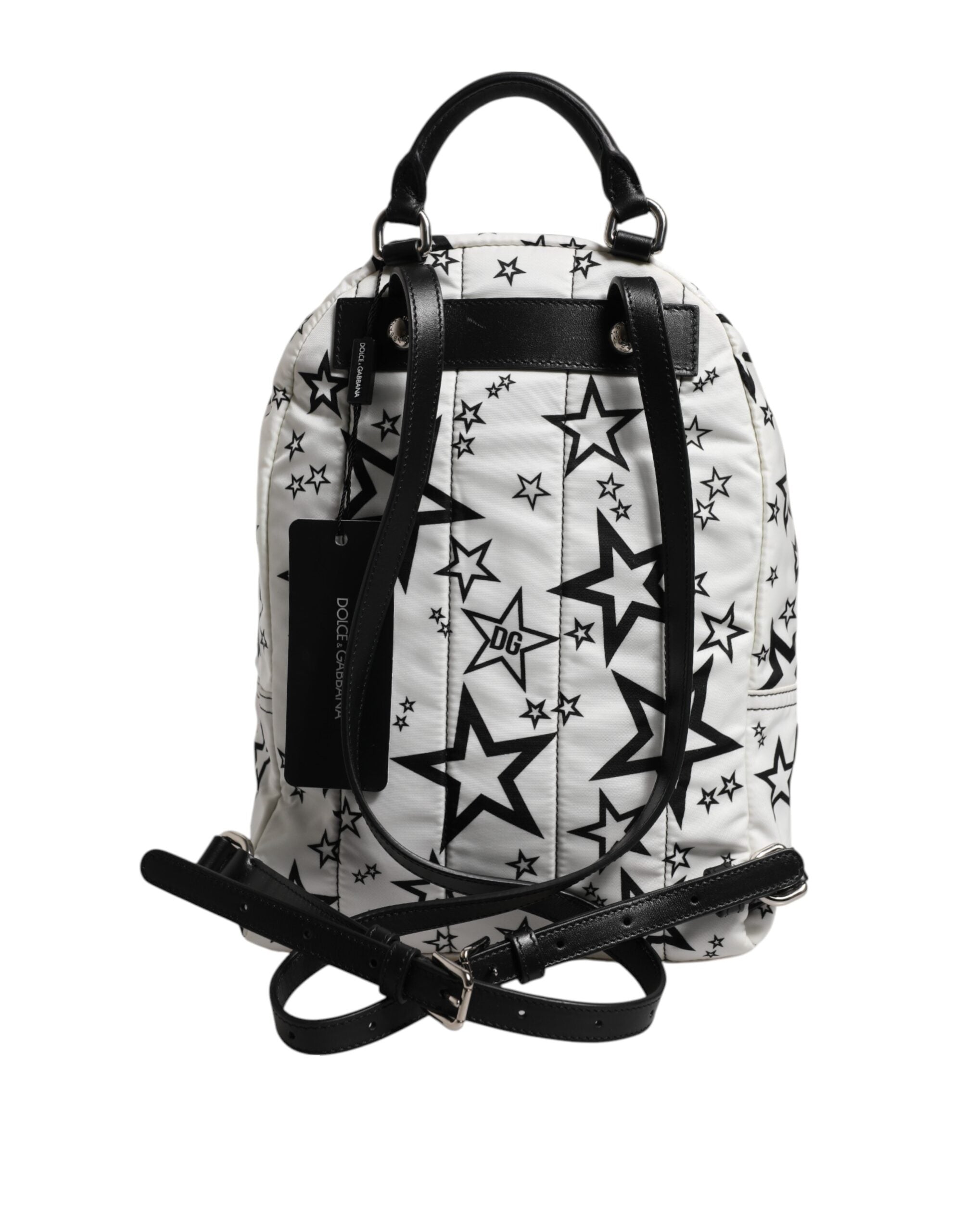 Mochila Dolce & Gabbana – Estampa "Star Mania" em Preto e Branco