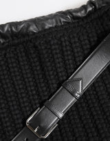 Mala de Ombro Dolce & Gabbana – Hobo em Malha de Tricô Preta