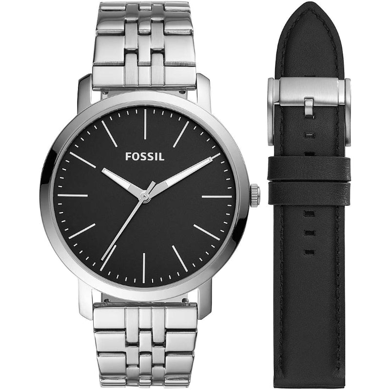 FOSSIL Mod Luther - Relógio Masculino de Aço Inoxidável