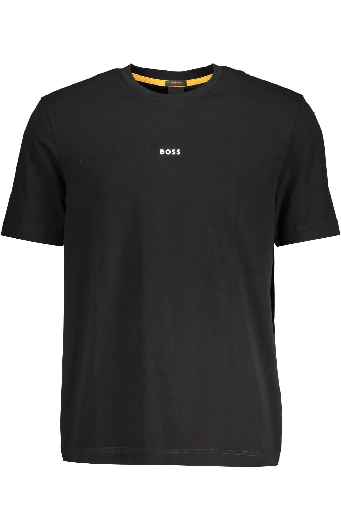 👕 T-Shirt BOSS (Preto) – T-Shirt Essencial com Branding Discreto