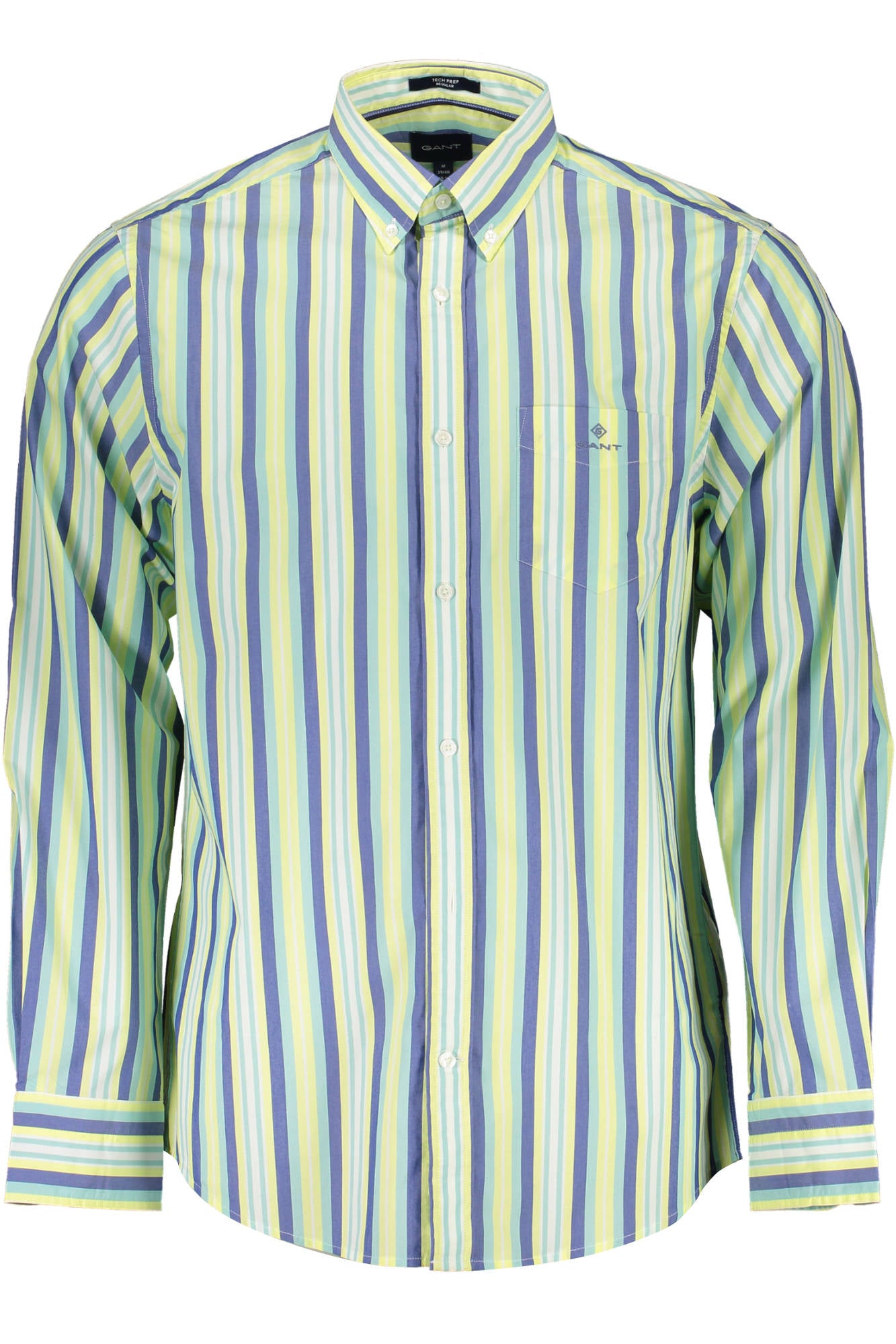 Camisa GANT (Verde e Azul) – Camisa de Manga Comprida às Riscas Verticais