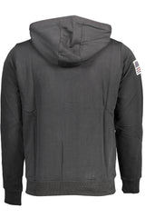 Hoodie U.S. POLO ASSN. Preta – Sweatshirt Masculina com Fecho, Capuz e Interior Contrastante
