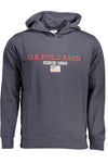 Hoodie U.S. POLO ASSN. Cinza Escuro – Sweatshirt Masculina com Capuz e Logótipo Frontal