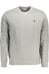 Sweatshirt U.S. POLO ASSN. Cinza Claro – Camisola Masculina Clássica