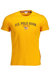 T-Shirt U.S. POLO ASSN. Amarela – T-Shirt Masculina com Logótipo Frontal