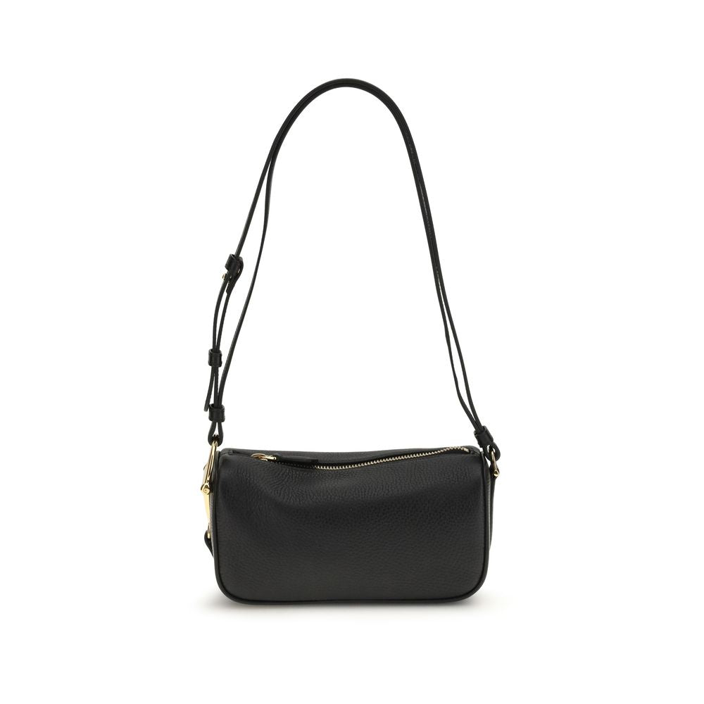 Mala de Ombro Gucci – Mini Bag em Pele Grained Preta