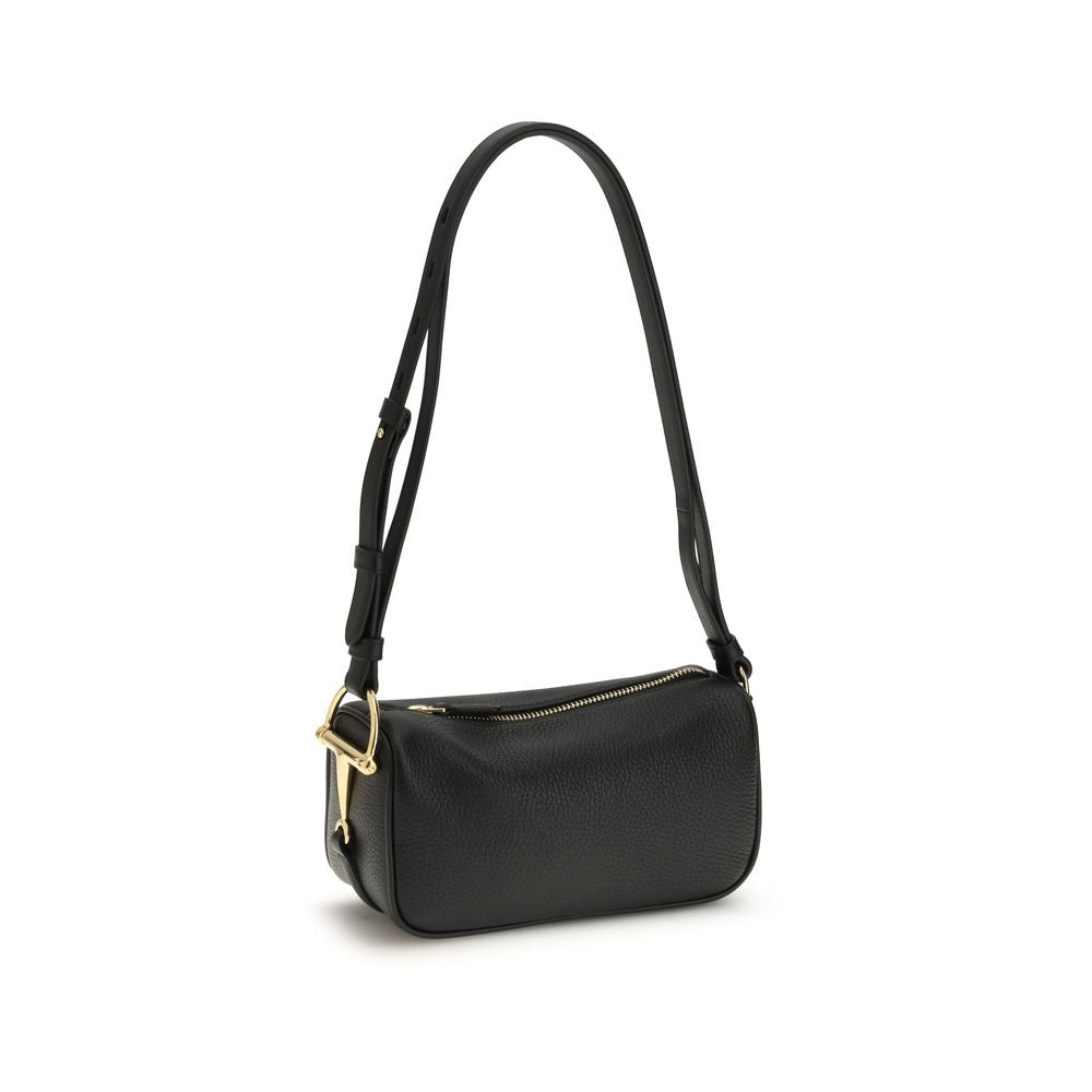 Mala de Ombro Gucci – Mini Bag em Pele Grained Preta