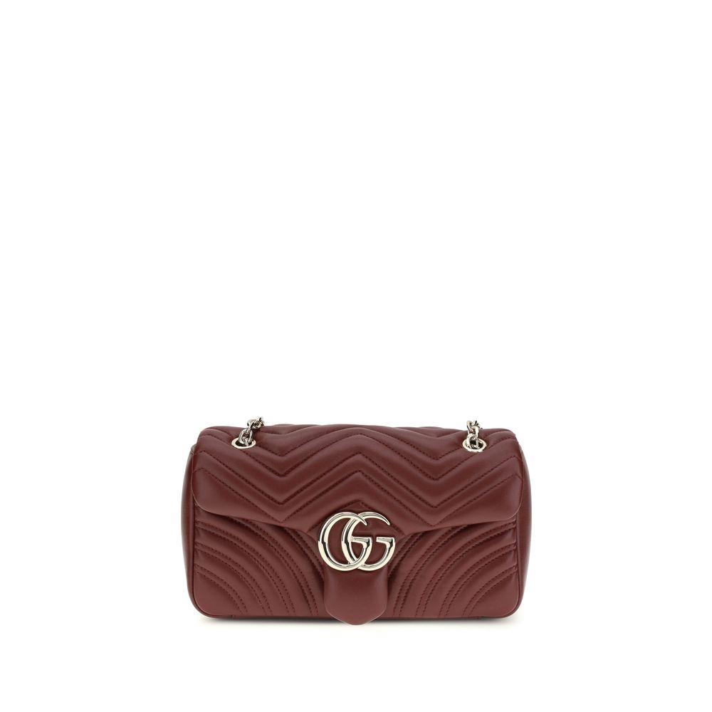 Mala de Ombro Gucci – Marmont Matelassé em Burgundy