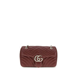 Mala de Ombro Gucci – Marmont Matelassé em Burgundy
