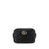 Mala de Ombro Gucci – Marmont Camera Bag em Pele Preta