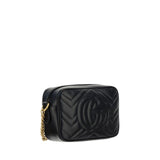 Mala de Ombro Gucci – Marmont Camera Bag em Pele Preta