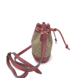 Mala de Balde Gucci – Ophidia Small Bucket Bag com Pele Vermelha
