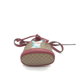 Mala de Balde Gucci – Ophidia Small Bucket Bag com Pele Vermelha