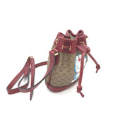 Mala de Balde Gucci – Ophidia Small Bucket Bag com Pele Vermelha