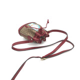 Mala de Balde Gucci – Ophidia Small Bucket Bag com Pele Vermelha