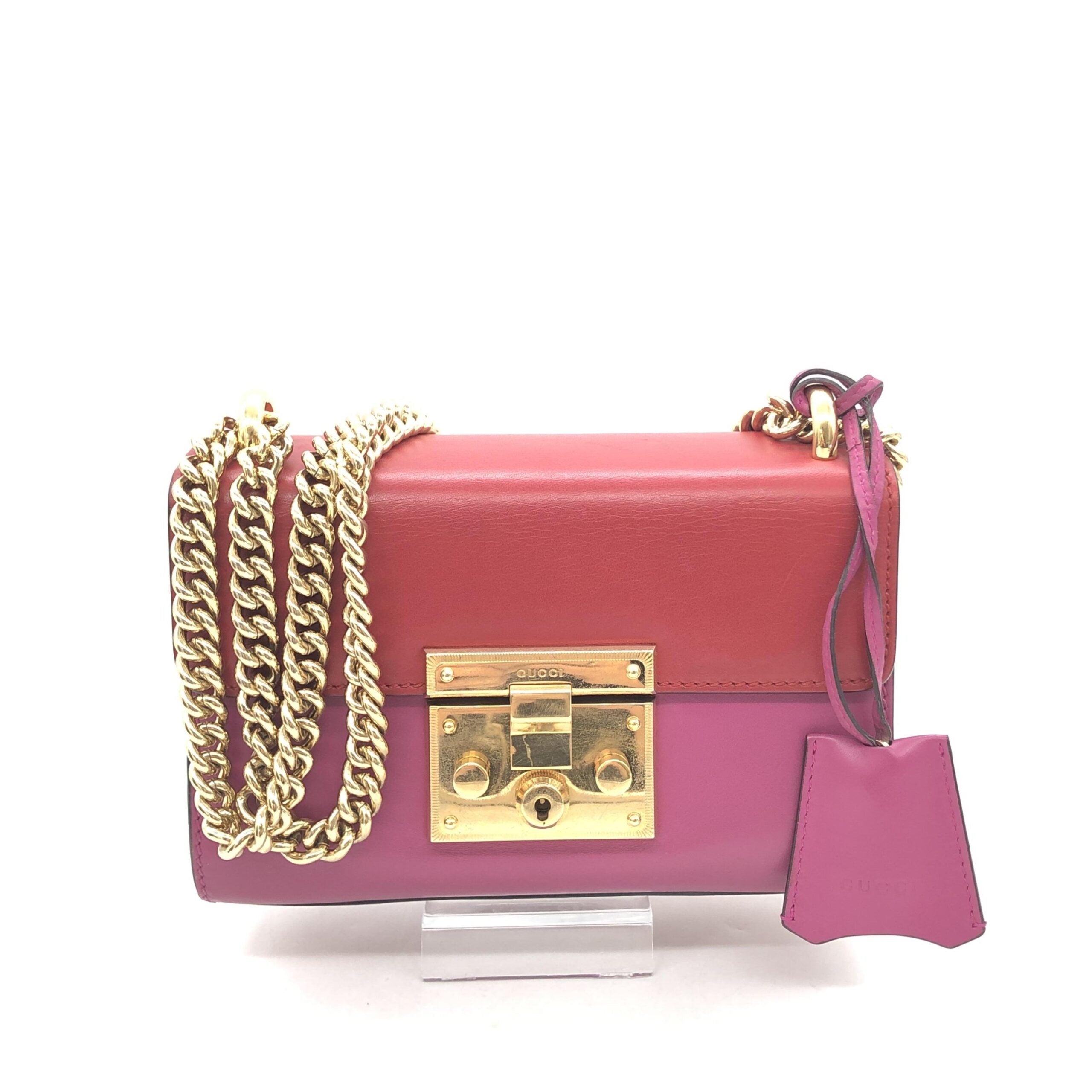 Mala de Ombro Gucci – Padlock Pequena em Color-Block