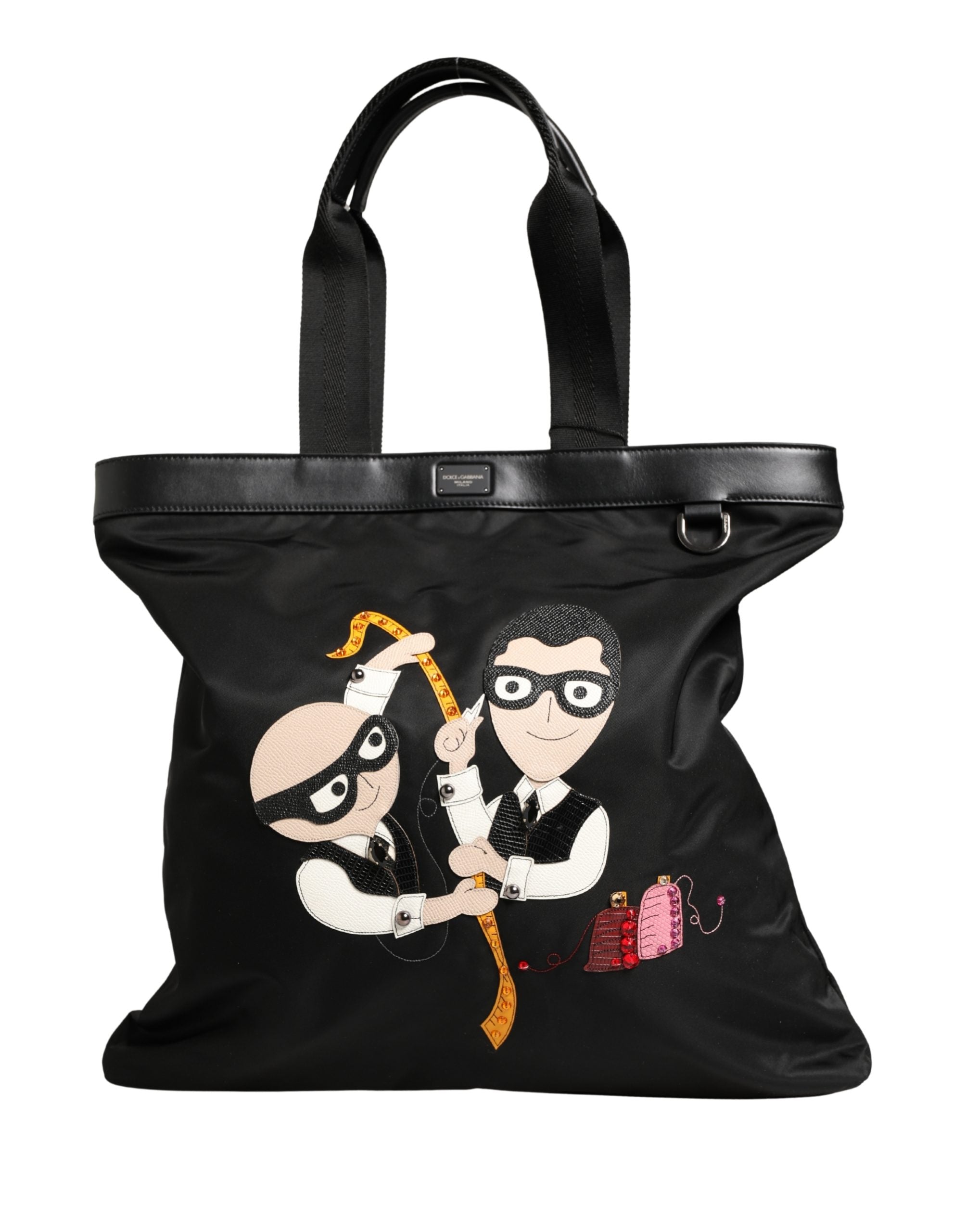 Mala Tote Dolce & Gabbana – Ilustração "Tailors" em Nylon Premium
