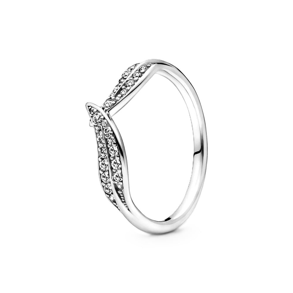 PANDORA Anel Leaf Pave 199533C01-50