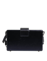 Mala de Ombro Dolce & Gabbana – Box Bag "Devotion" em Pele Preta