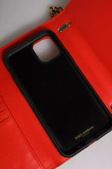 Mala de Ombro Dolce & Gabbana – Devotion em Pele Vermelha