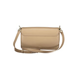 Beige Leather Women Bag