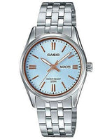 CASIO COLLECTION - Relógio Lady Day & Date - Azul Claro