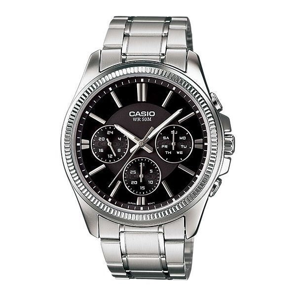 CASIO COLLECTION Mod Multifunction Calendar - Preto