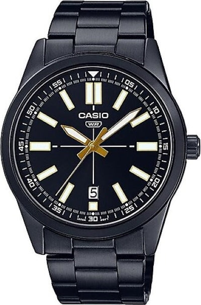 CASIO COLLECTION - Relógio CASUAL DATE - FULL BLACK Masculino