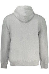 Hoodie Calvin Klein (Cinzento) – Sweatshirt com Capuz e Fecho Zip
