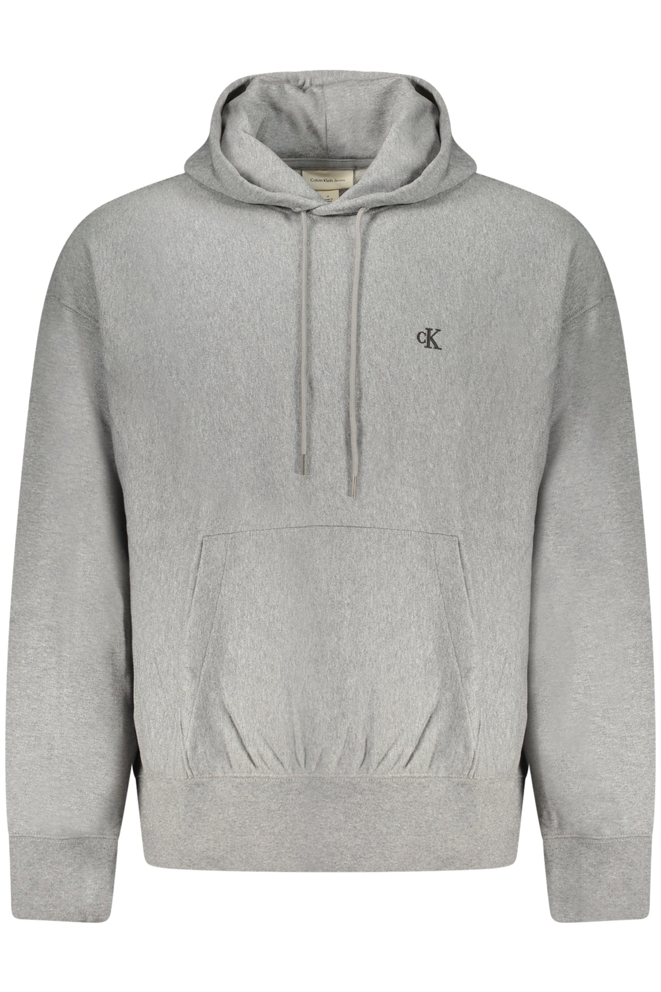 Hoodie Calvin Klein (Cinzento Escuro) – Sweatshirt com Capuz e Logótipo Discreto