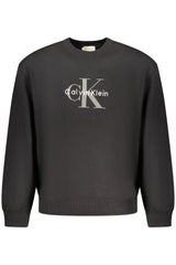 Sweatshirt Calvin Klein (Preto) – Sweatshirt de Manga Comprida com Logótipo CK Frontal
