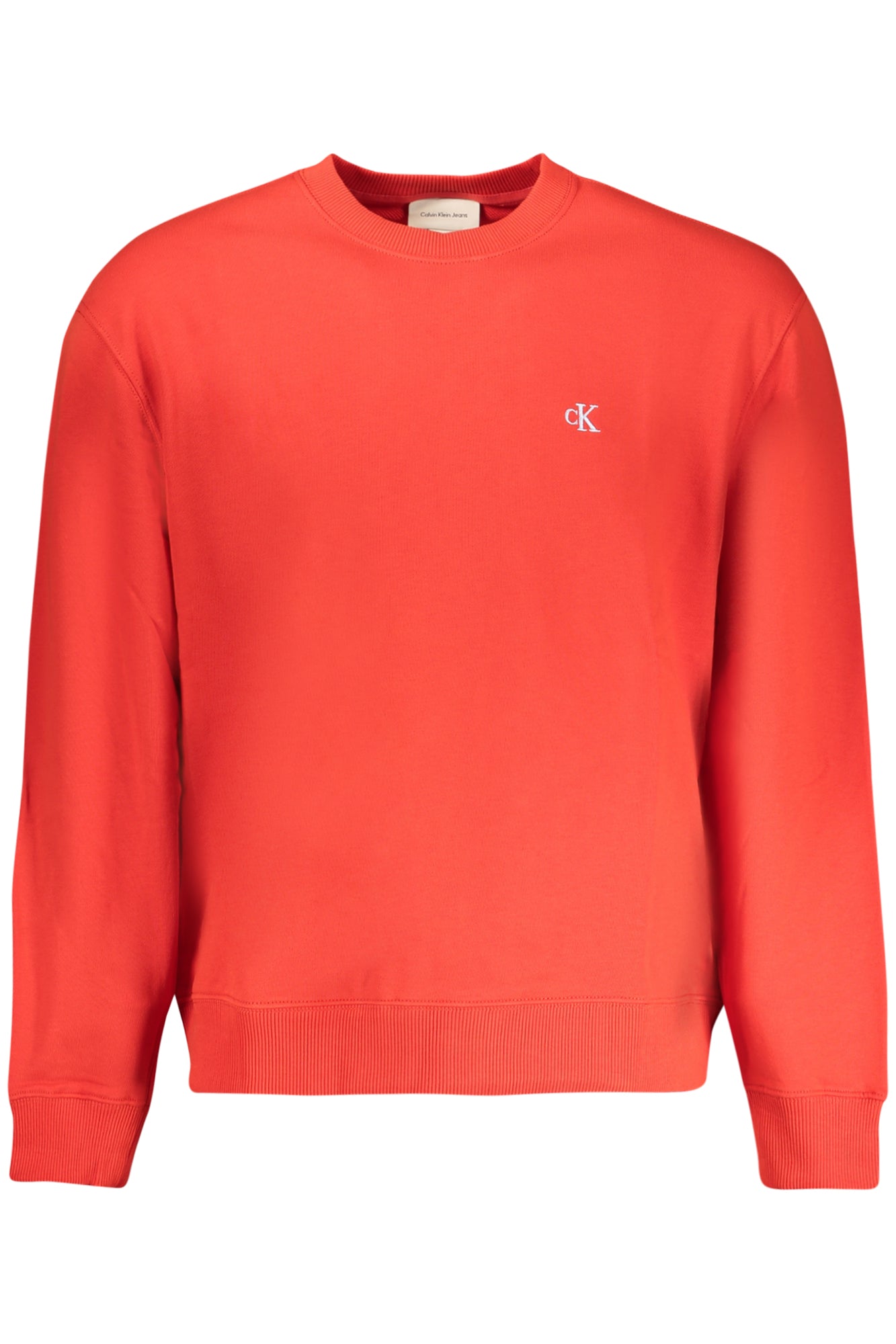 Sweatshirt Calvin Klein (Vermelho) – Sweatshirt de Manga Comprida com Logótipo Discreto