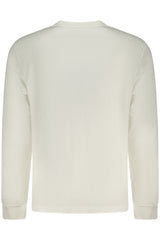 Camisola Calvin Klein (Branco/Marfim) – Camisola de Manga Comprida com Logótipo Discreto