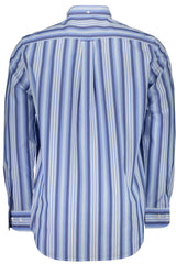Camisa GANT (Azul) – Camisa de Manga Comprida às Riscas Verticais