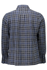 Camisa GANT (Azul) – Camisa de Manga Comprida com Padrão Xadrez