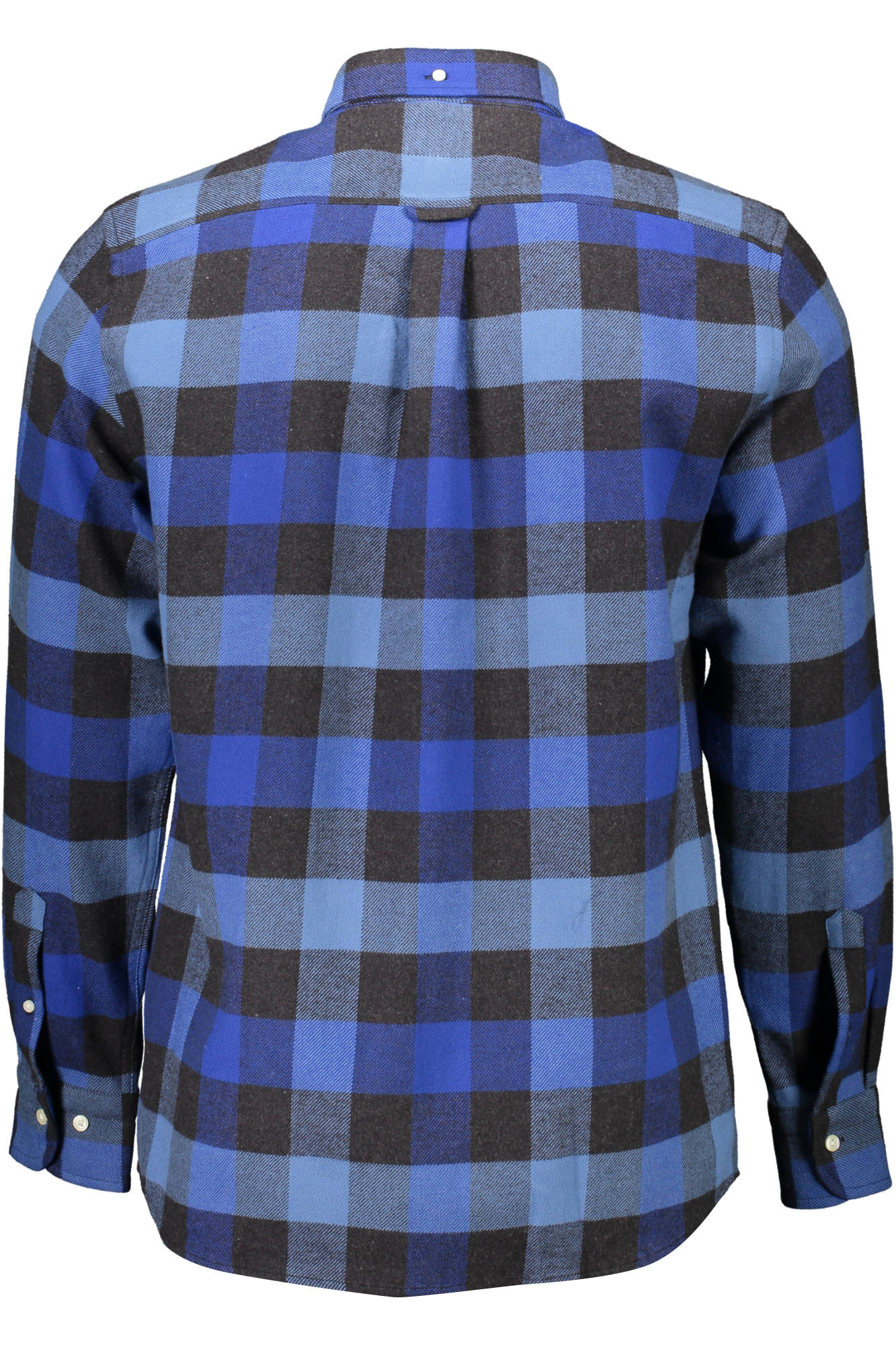 Camisa GANT (Azul e Preto) – Camisa Masculina de Manga Comprida aos Quadrados