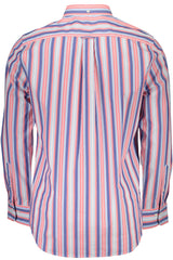 Camisa GANT (Azul, Rosa e Branco) – Camisa de Manga Comprida às Riscas