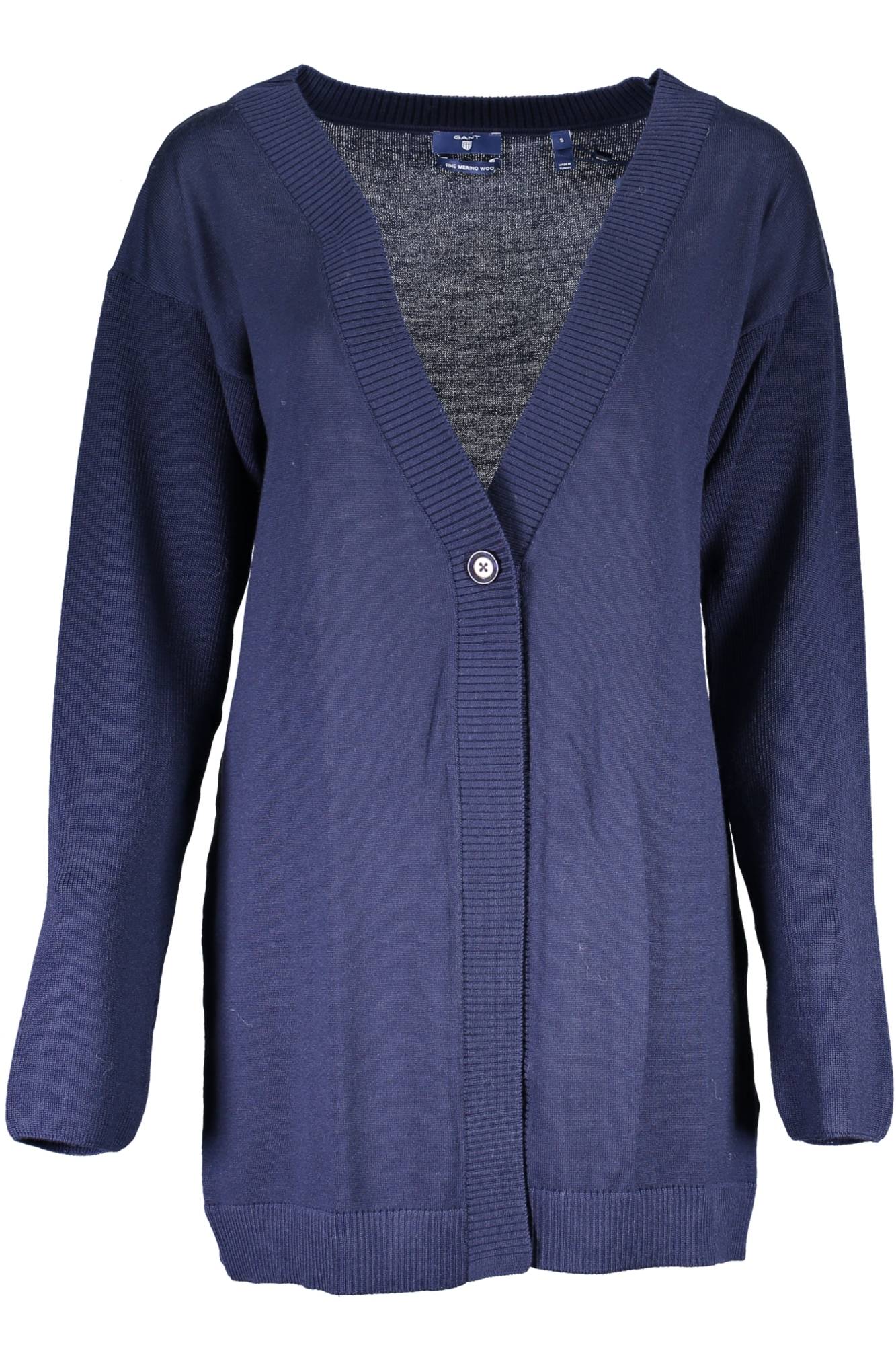 Cardigan GANT (Azul Marinho) – Cardigan Feminino de Malha com Botões