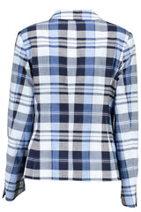 Blazer GANT (Azul e Branco) – Blazer Feminino com Padrão Xadrez Elegante