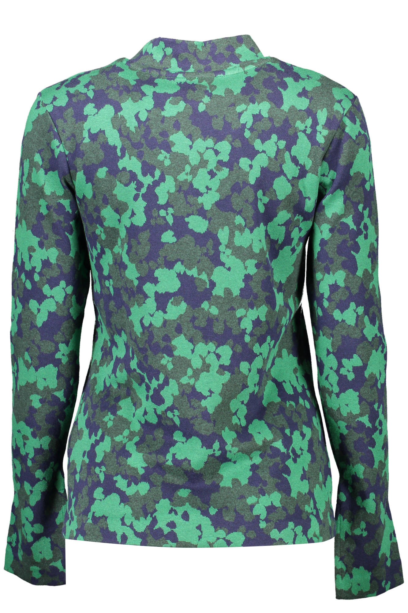 Blusa GANT (Verde e Azul) – Blusa Feminina com Estampado Floral Moderno