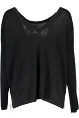 Camisola GANT (Preto) – Camisola de Manga Comprida com Decote em V