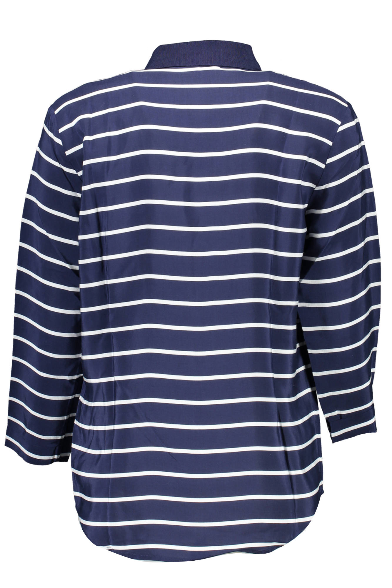Polo GANT (Azul Marinho e Branco) – Polo Feminino às Riscas com Manga 3/4