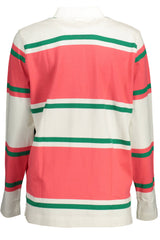 Polo Rugby GANT (Rosa, Verde e Branco) – Polo de Manga Comprida às Riscas
