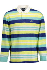 Polo Rugby GANT (Verde, Azul e Amarelo) – Polo de Manga Comprida às Riscas