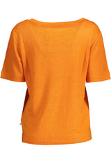 T-Shirt GANT (Laranja) – T-Shirt de Manga Curta Feminina