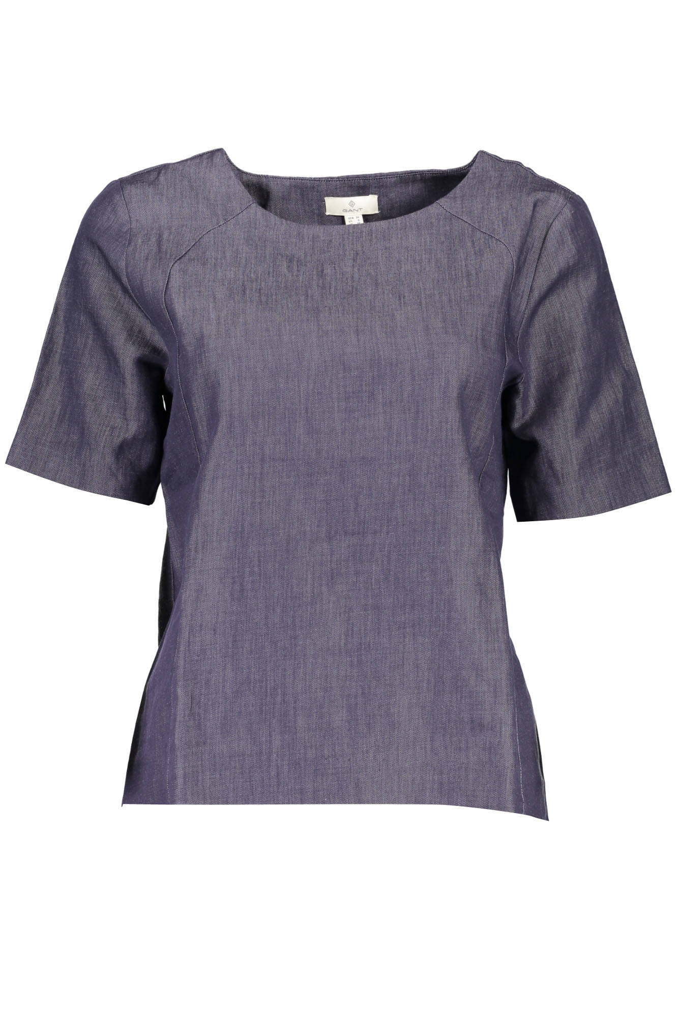 Blusa GANT (Azul) – Blusa Feminina de Manga Curta com Estilo Elegante