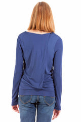 Camisola GANT (Azul) – Camisola de Manga Comprida Feminina Essencial