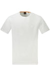 T-Shirt BOSS (Branco) – T-Shirt de Manga Curta Minimalista
